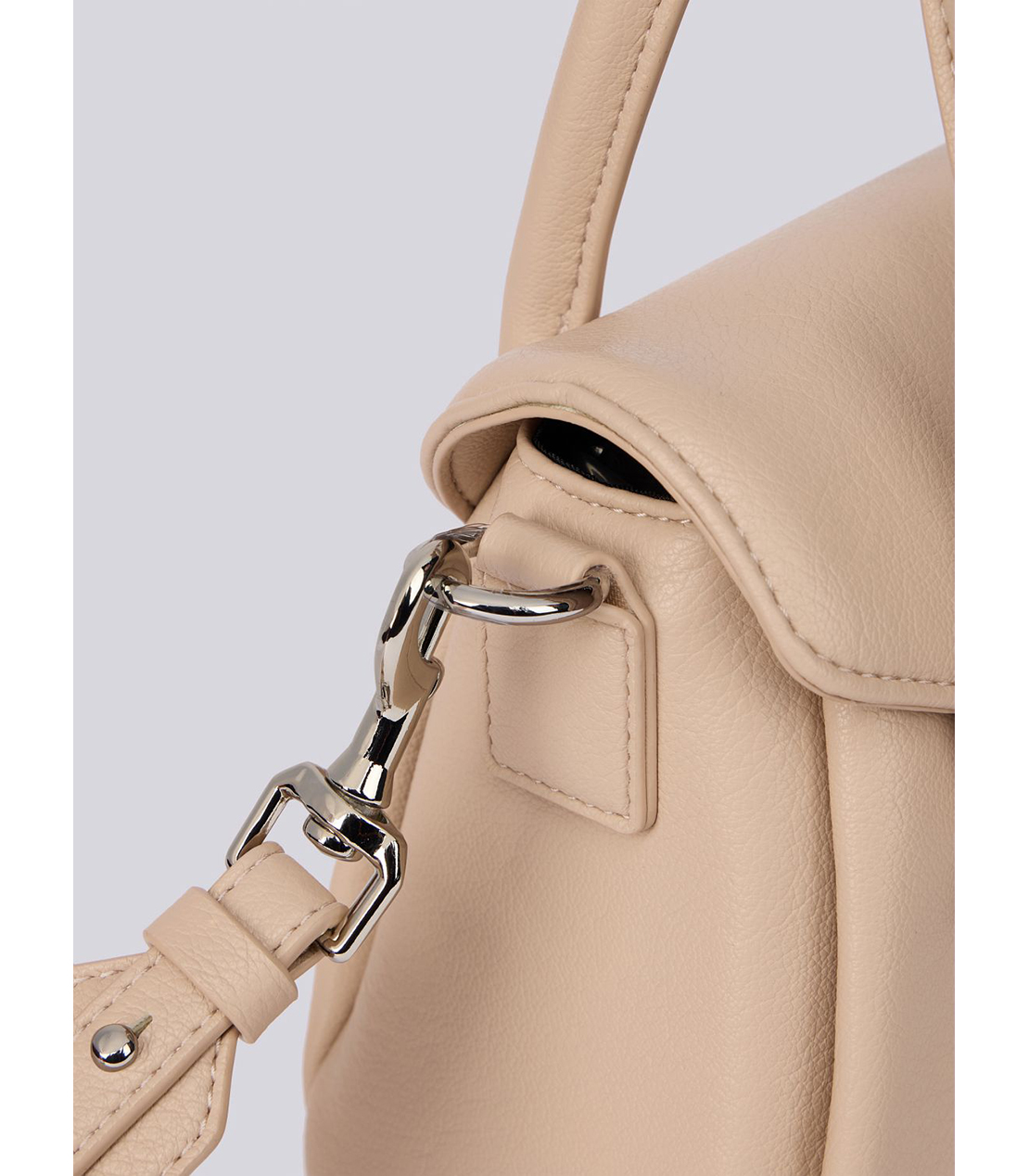 Rメタルミニハンドバッグ 詳細画像 ベージュ 7